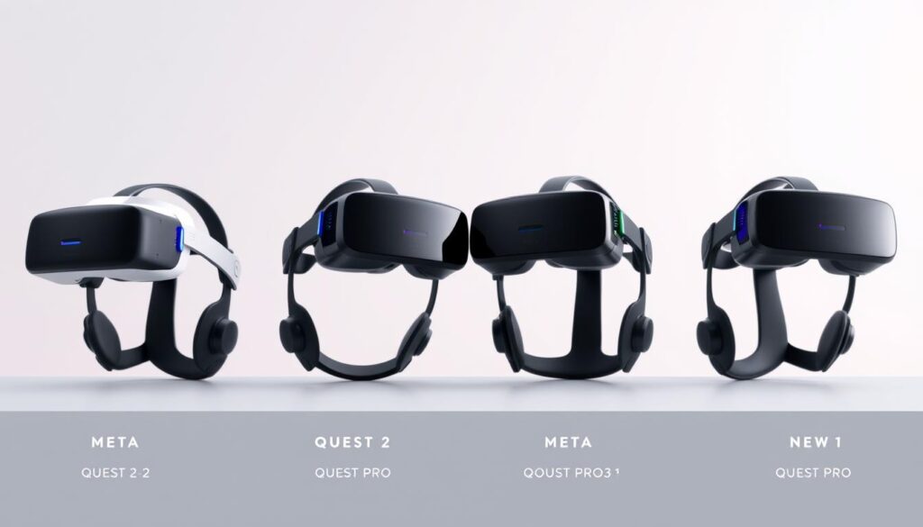 Meta Headsets Quest 3S vs. Quest 3 vs. Quest 2 and Pro Comparison, differences